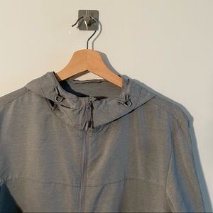 Uniqlo grey windbreaker